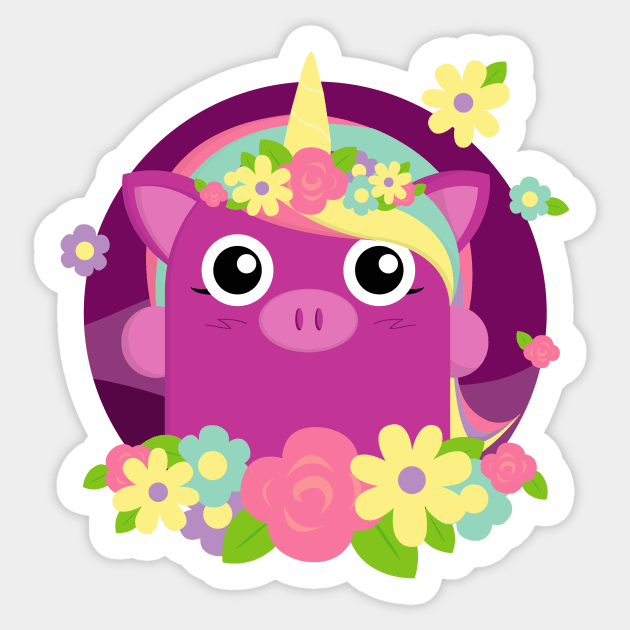 Chanchiunicorn Sticker by Namarqueza